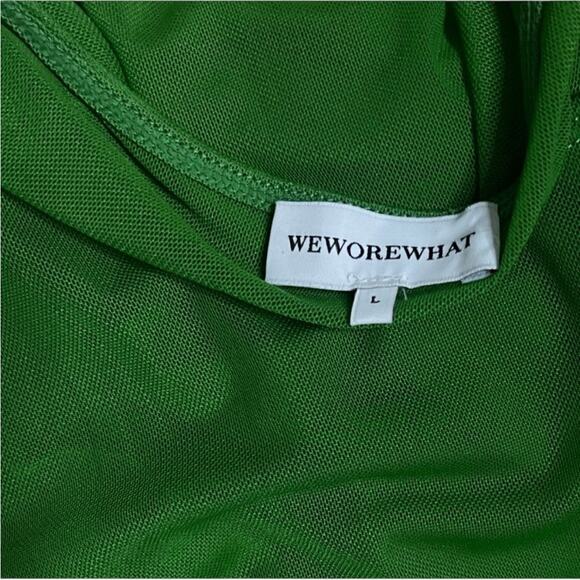 NWOT Green WeWoreWhat Muscle Mini Dress/Coversuit – Sz L - Picture 5 of 6